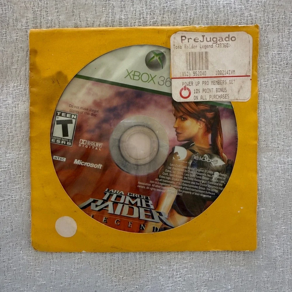 Lara‎ Croft Tomb Raider Legend Xbox 360 Disc Only Untested Eidos Crystal